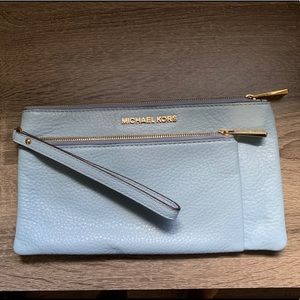 Michael Kors leather clutch